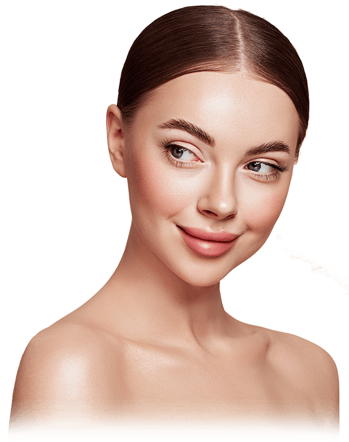 Bella chica con clean look